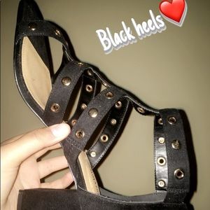 Black heels